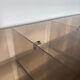 Shelf - library with 24 smoked plexiglass compartments by Michel Dumas