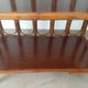 Vintage library 4 levels - wood, bamboo and rattan - retro 80s