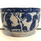 Japanese blue and white ceramic cup