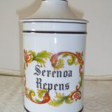 Medicine jar. Limoges porcelain. Large model