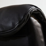 Two-seater leather sofa