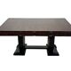 French Art Deco Expandable Dining Room Set, 1930, Set of 9