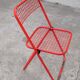 Metal folding chair by Talin editions, years 70