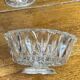 Glass and silver-plated bowls
