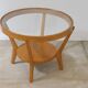 Table basse vitrée entièrement rénovée par Kropacek & Kozelka, 1944