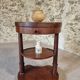 Empire style wooden rolling trolley – France, 1930s