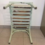 Old wooden suitcase holder