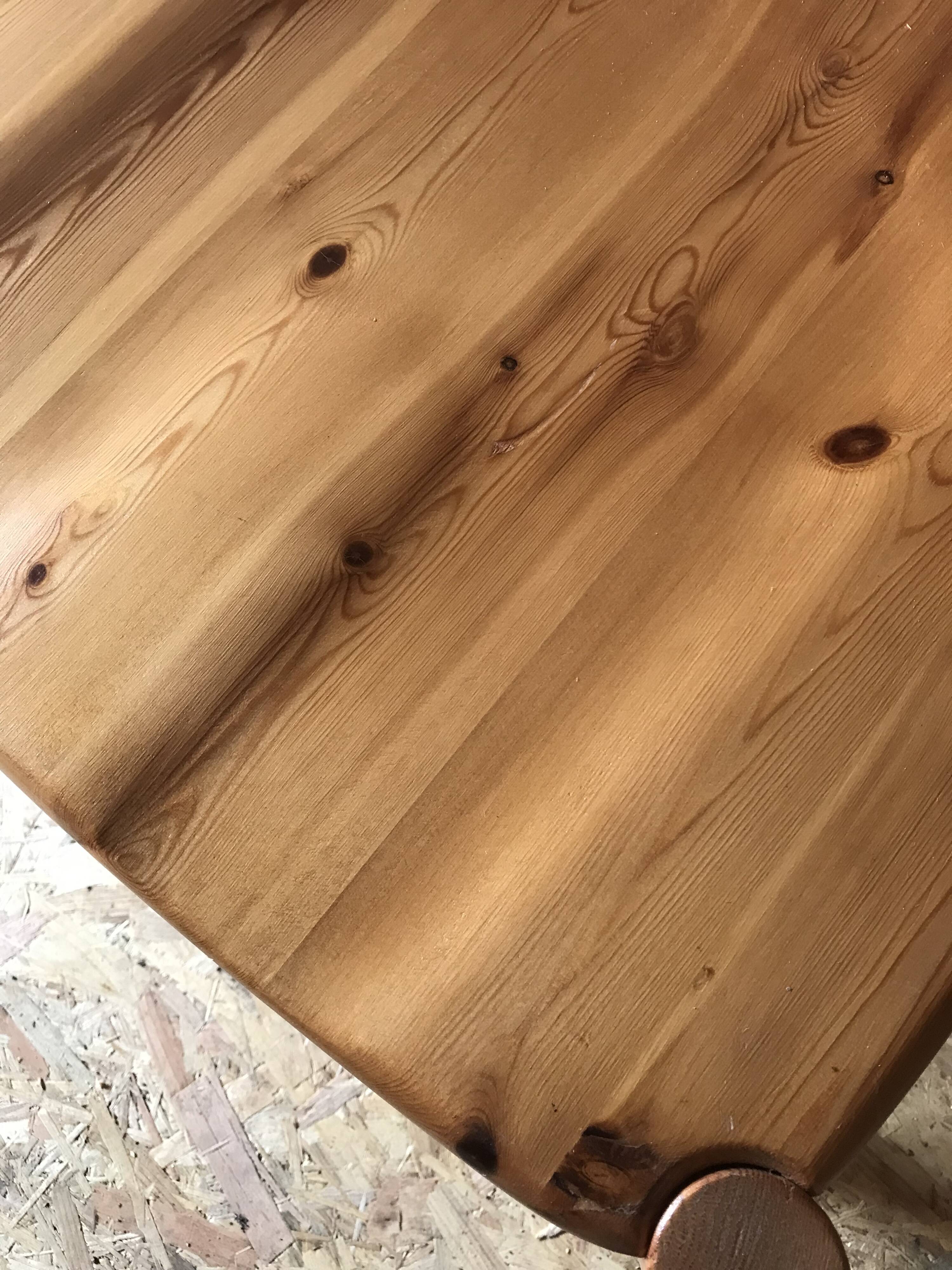 Pair of solid pine chairs by Rainer Daumiller, Germany 1960