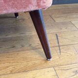 Pink cocktail armchair