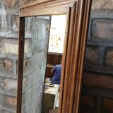 Ancient Burmese teak mirror