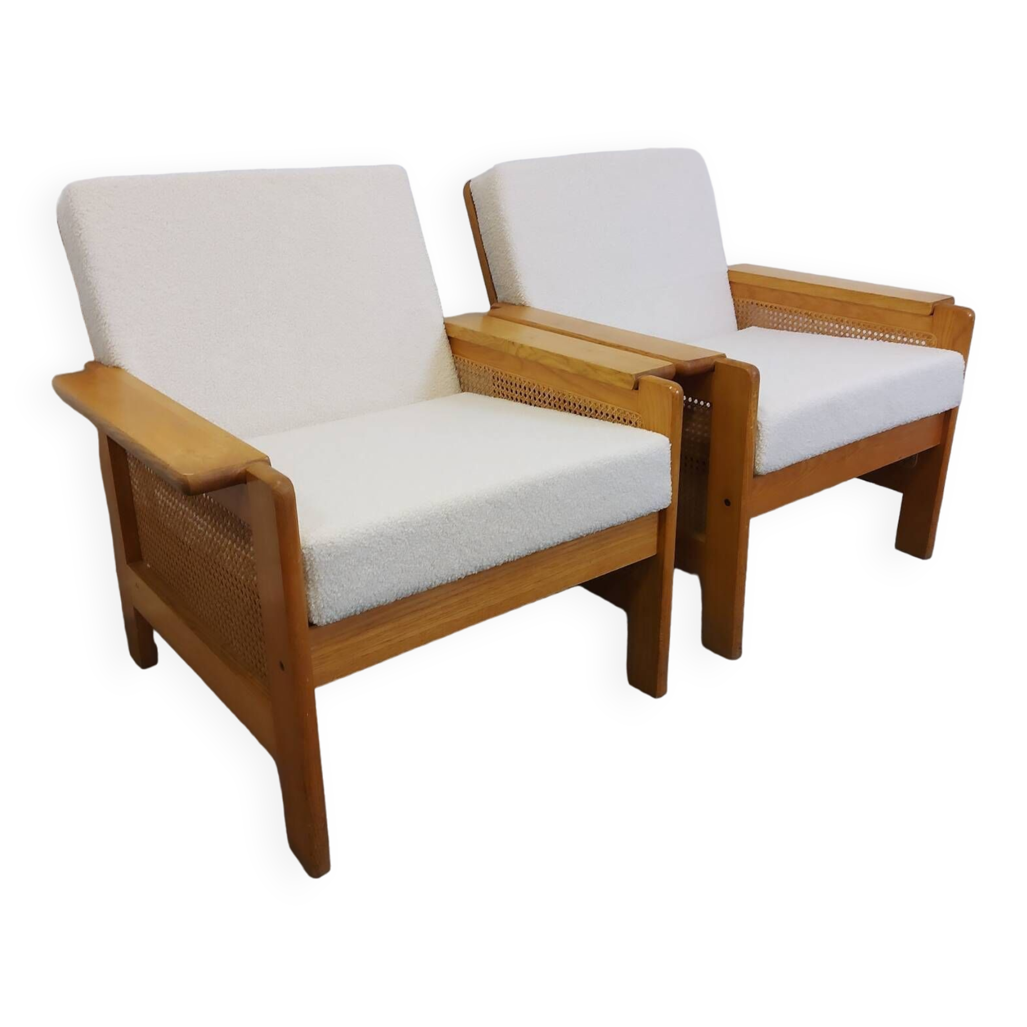 Paire de fauteuils/chaise longue des années 1970