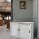 Vintage sideboard with sliding doors (renovated)