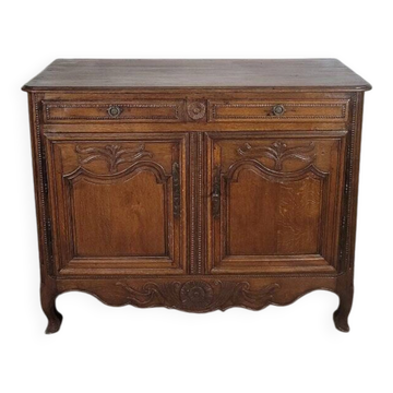 Carved buffet in solid oak