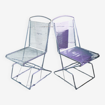 Pair of chairs by Till Behrens for Schlubach 1980s