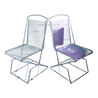 Pair of chairs by Till Behrens for Schlubach 1980s