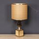 A vintage 20thc italian bergere lamp with pine cone detailing c.1970