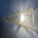 Large Single a Murano Glass Ice Sconce