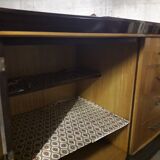 Sidebaord varnished wooden years 50/60