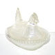 Box Bonbonnière Glass chicken - vintage chicken butter maker VERRERIE PORTIEUX