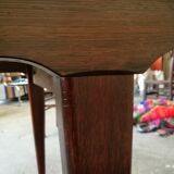 Scandinavian dining table in rosewood