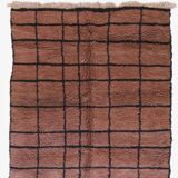 Contemporary Brown Rug - 256 x 216 cm