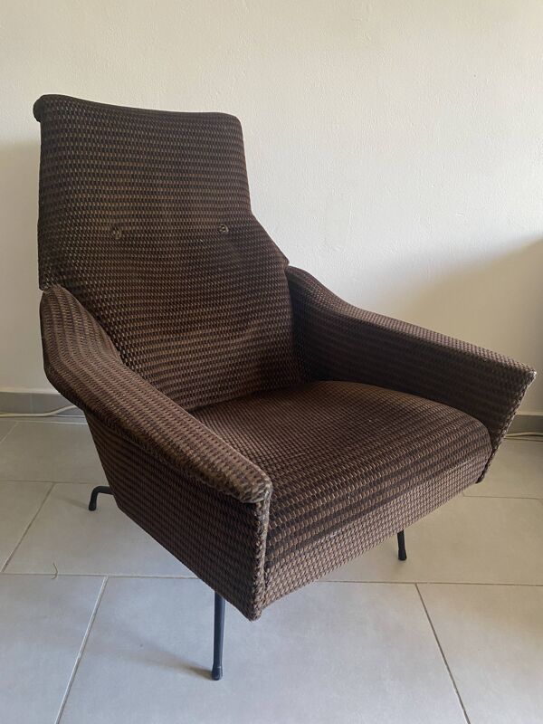 Fauteuils Guy Besnard années 60