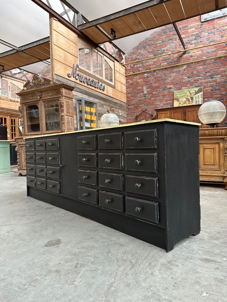 Workshop furniture from the early 20th century.