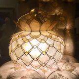 Capiz's mother-of-pearl and brass