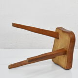 Rustic tripod vintage stool