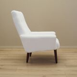 White armchair, Danish design, 1970s, production: Denmark