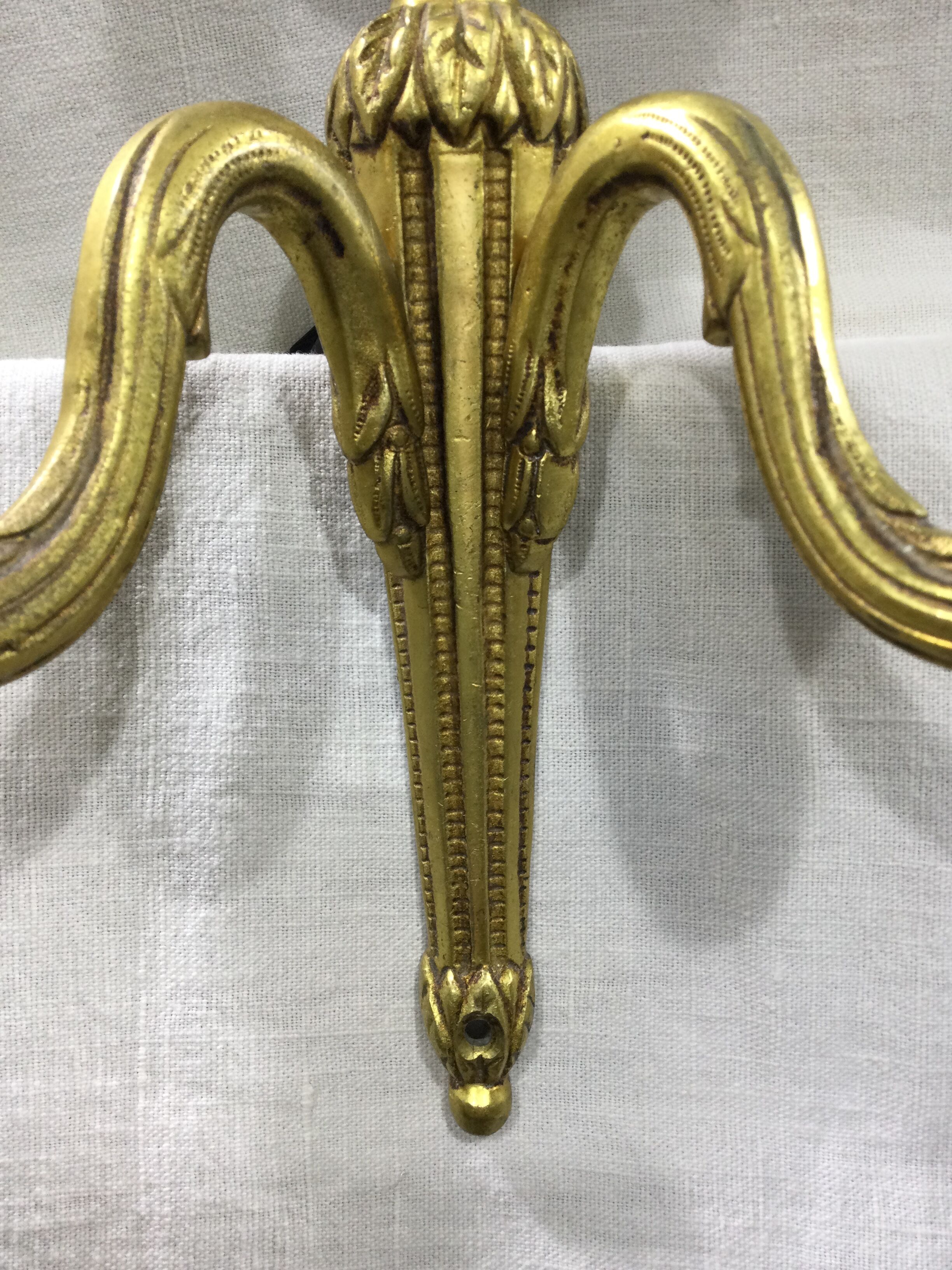 Pair of sconces Louis XVI Bronze