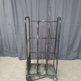 Postal sorting trolley with wheels