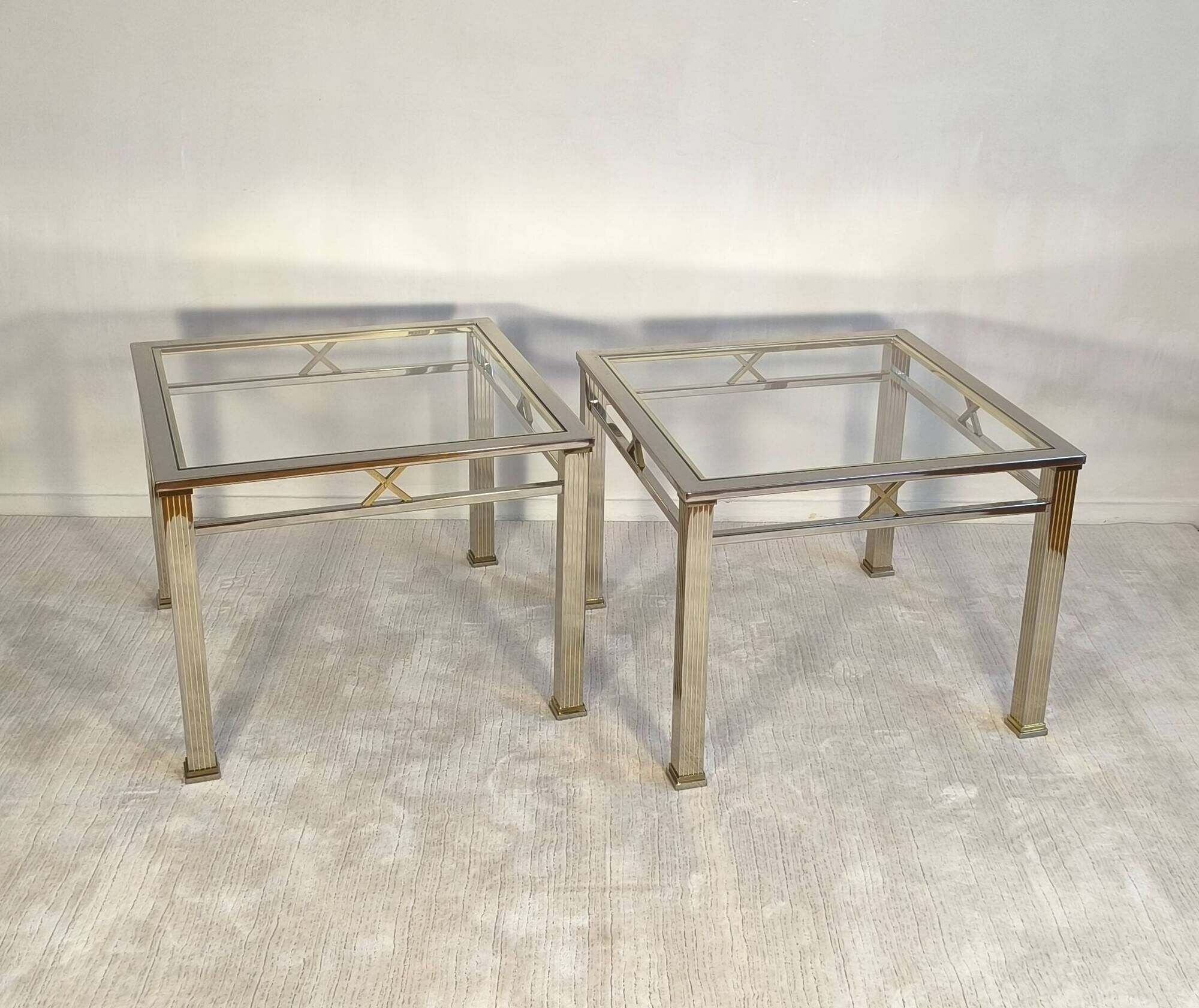 Magnificent pair of orsenigo italy coffee tables from the art deco collezione range