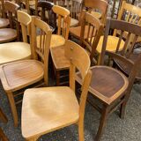 50 mismatched bistro chairs French Restaurant THonet mismatch wood bistro bentwood chairs baumann