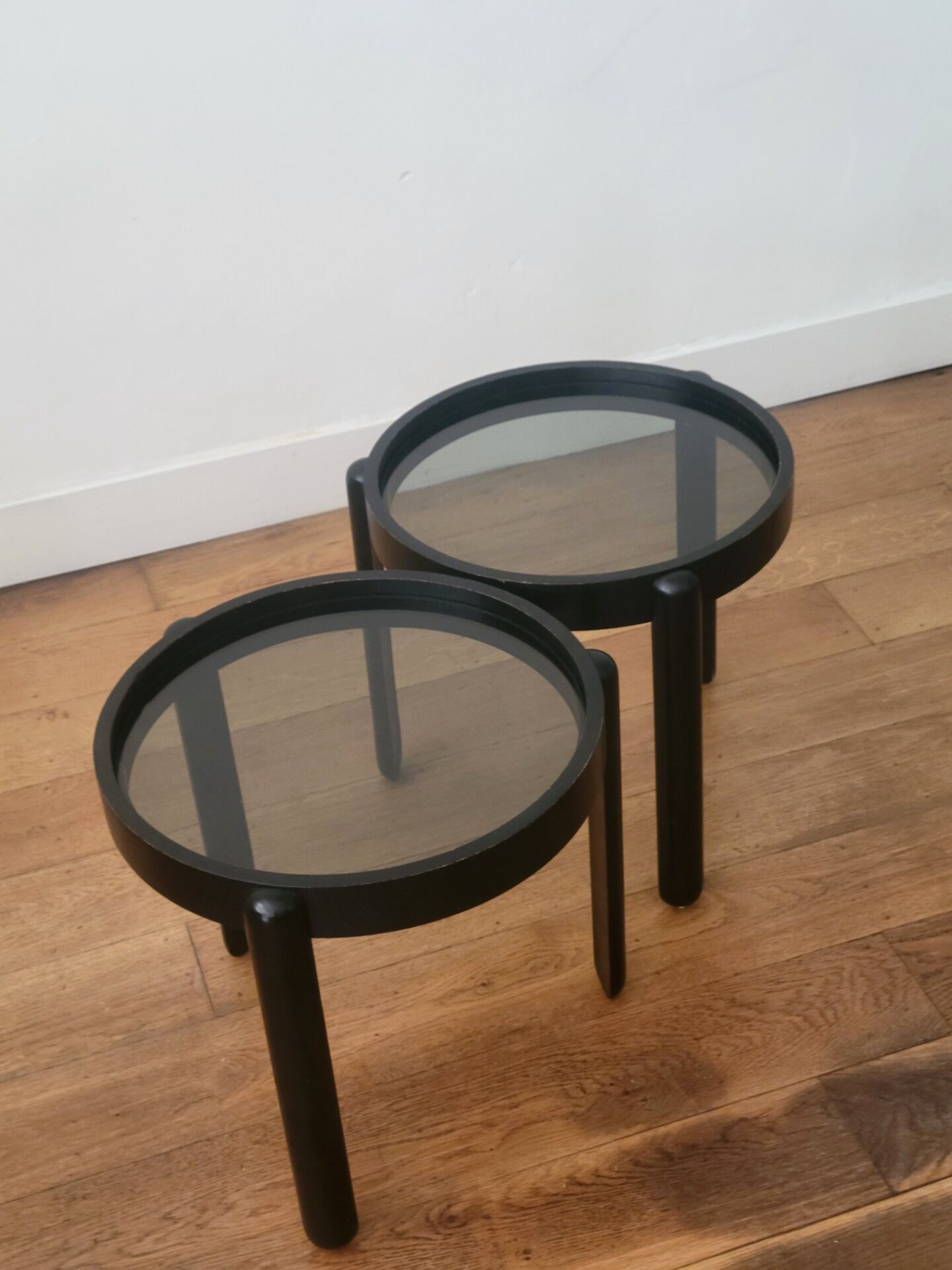 Porada Arredi Cabiate nesting tables, set of 2, made in Italy