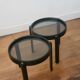 Porada Arredi Cabiate nesting tables, set of 2, made in Italy
