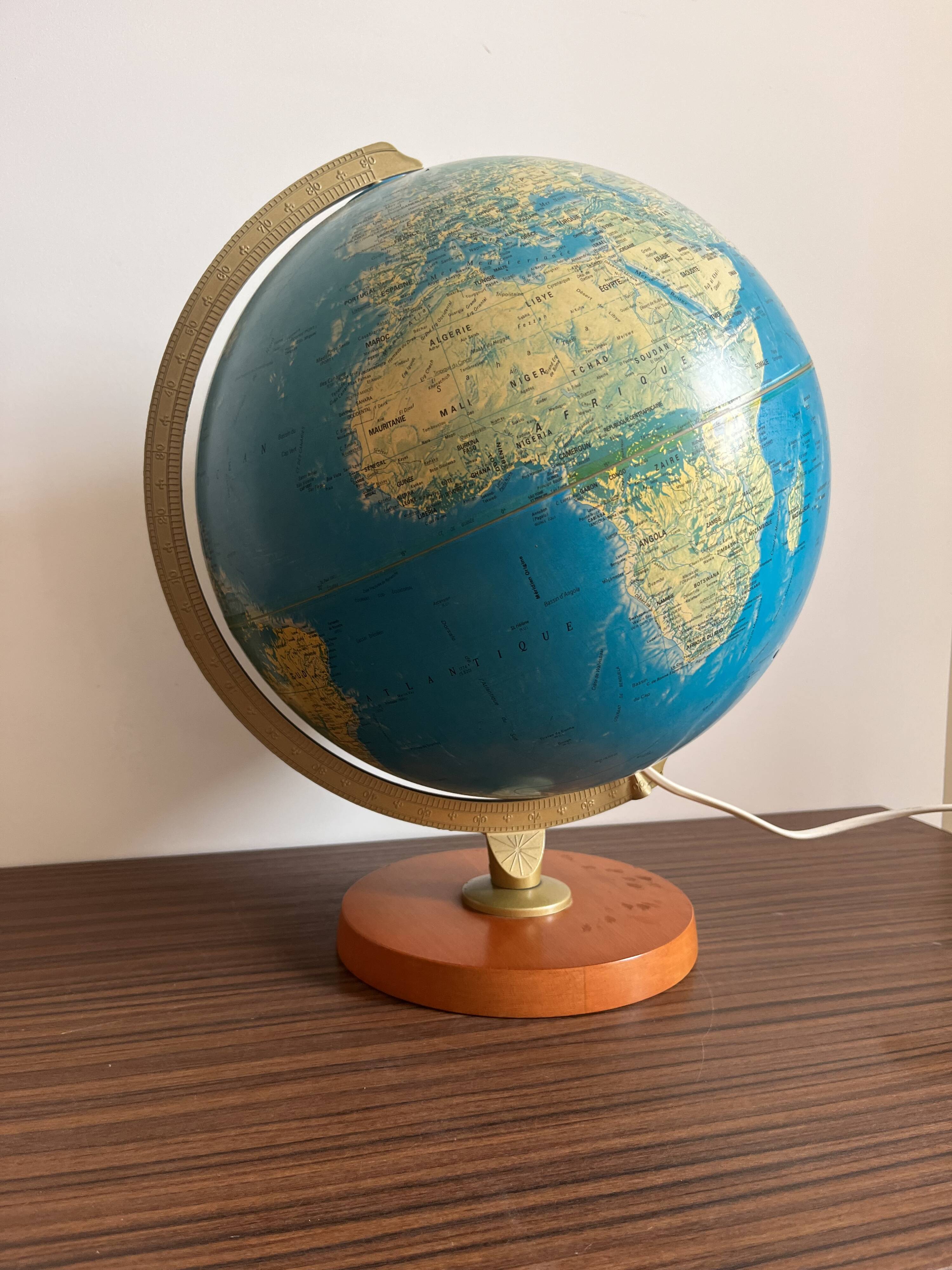 Replogle World Map Lamp