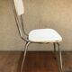 Former formica white kitchen chair