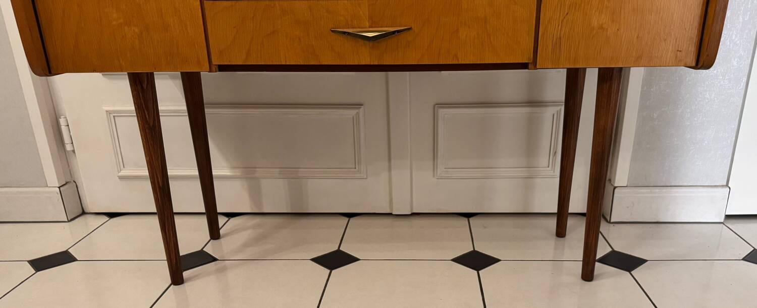 Vintage Scandinavian console sideboard