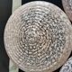 Lot of pink clichy glass paste globes for art deco chandeliers