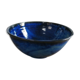 Intense blue ceramic salad