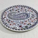 Gien – Plat rond modèle Cachemire