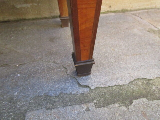 Bibus old marquetry and bronze ornament