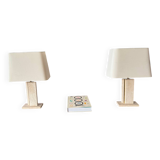 Paire de lampe Camille Breesch 1970