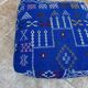 Handmade Berber Kilim pouf, floor cushion