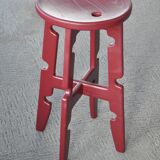 High Stool in Lacquered Ash