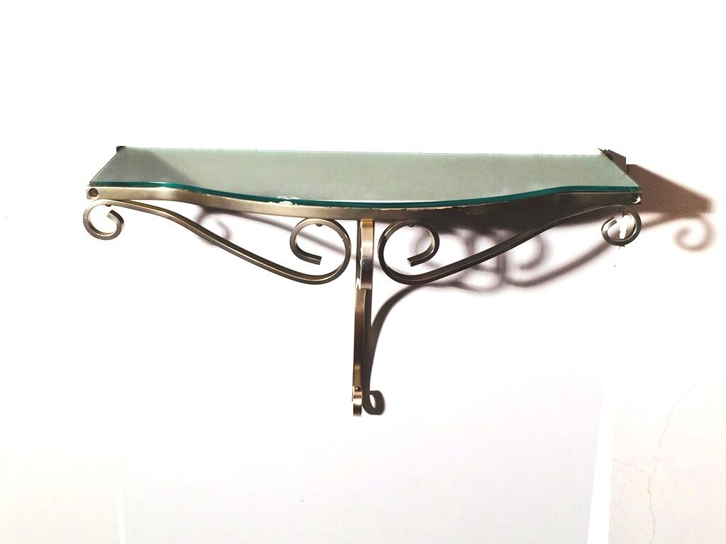 Console murale néoclassique "Hollywood Regency " 1950
