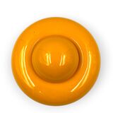 Sergio Asti, Yellow ceramic sculpture / box, Gabbianelli Italy ca. 1971