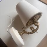 Pair of marble wall lights