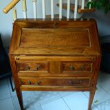 Louis XVI style secretary with walnut donkey